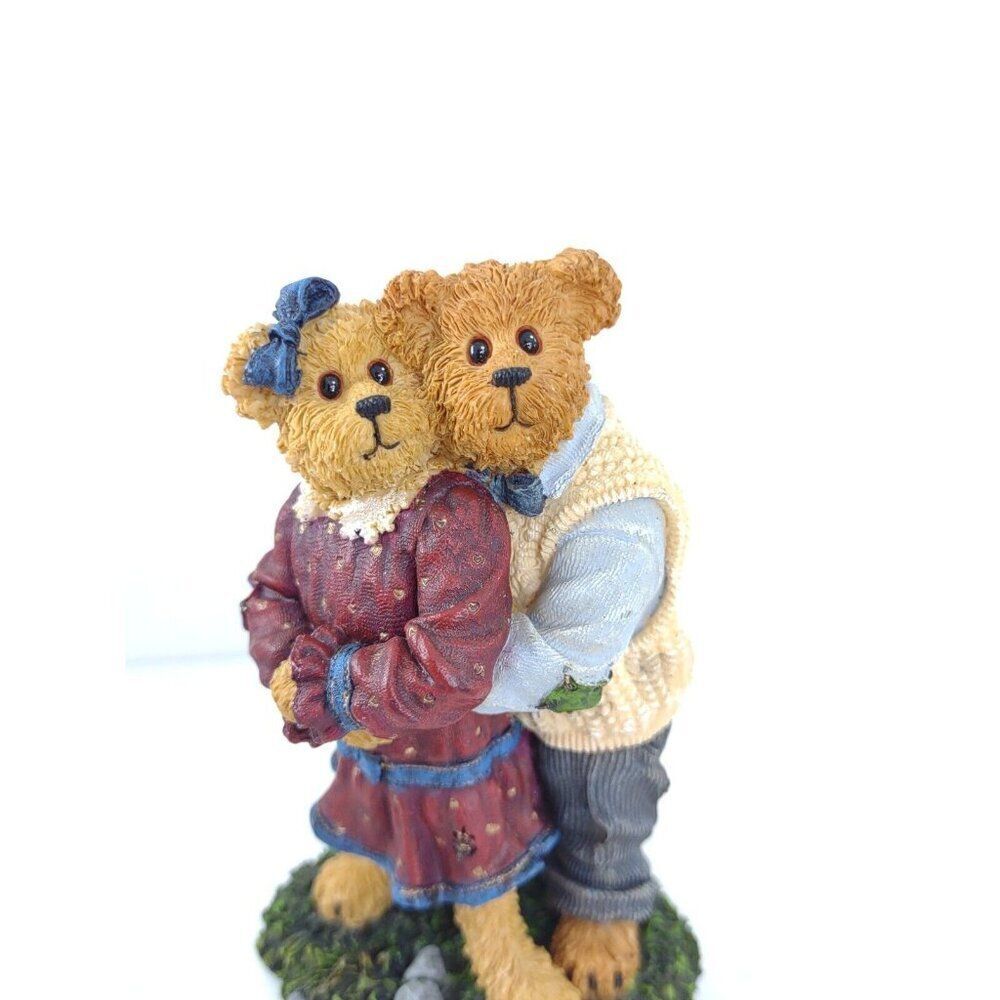 VTG Boyds Bear Bearstone Amy & Mark The Perfect Match Figurine 2277926 - Picture 6 of 10